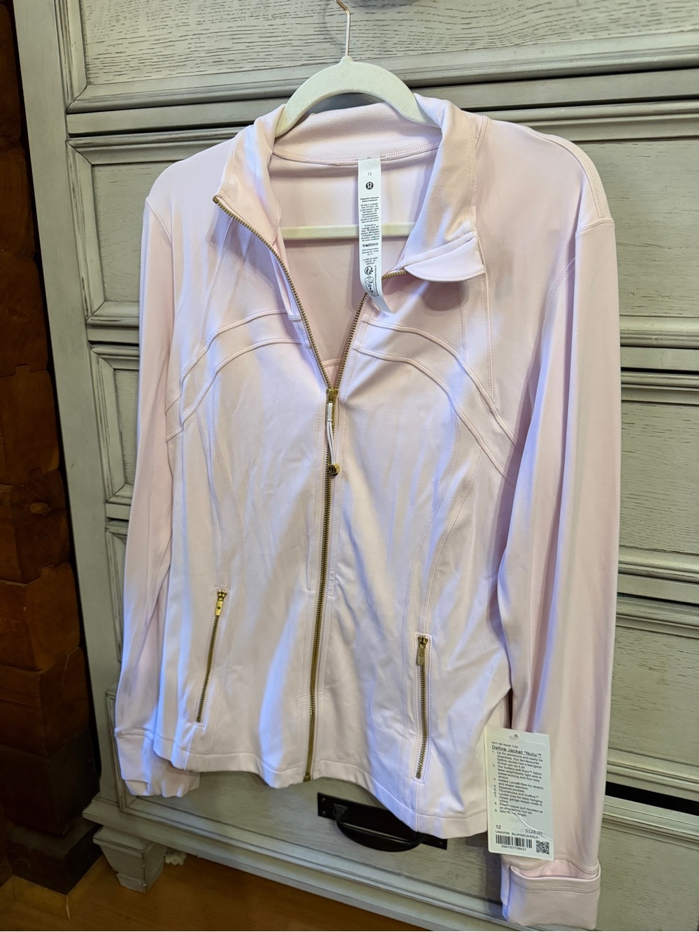 lululemon athletica pale pink define jacket